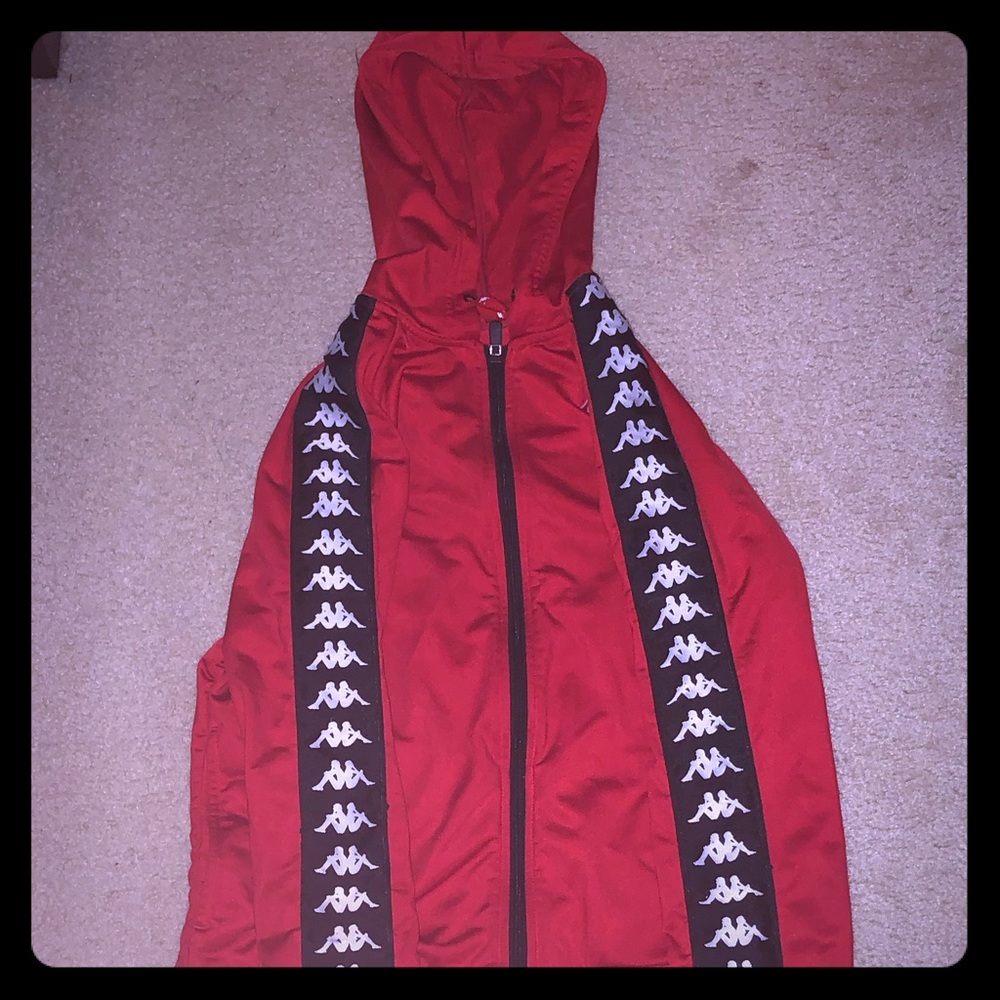 Red Kappa Zip Up